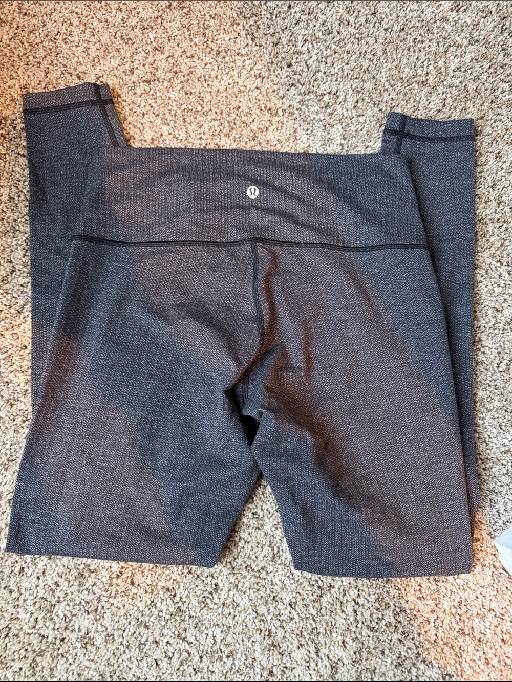 Lululemon Wunder Under HR Tight 28"
Variegated Knit Jacquard Black Dark Slate